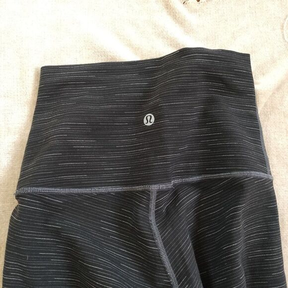 Lululemon Wunder Under High Rise Legging Ombre Black and Grey Size 2 - Picture 7 of 8